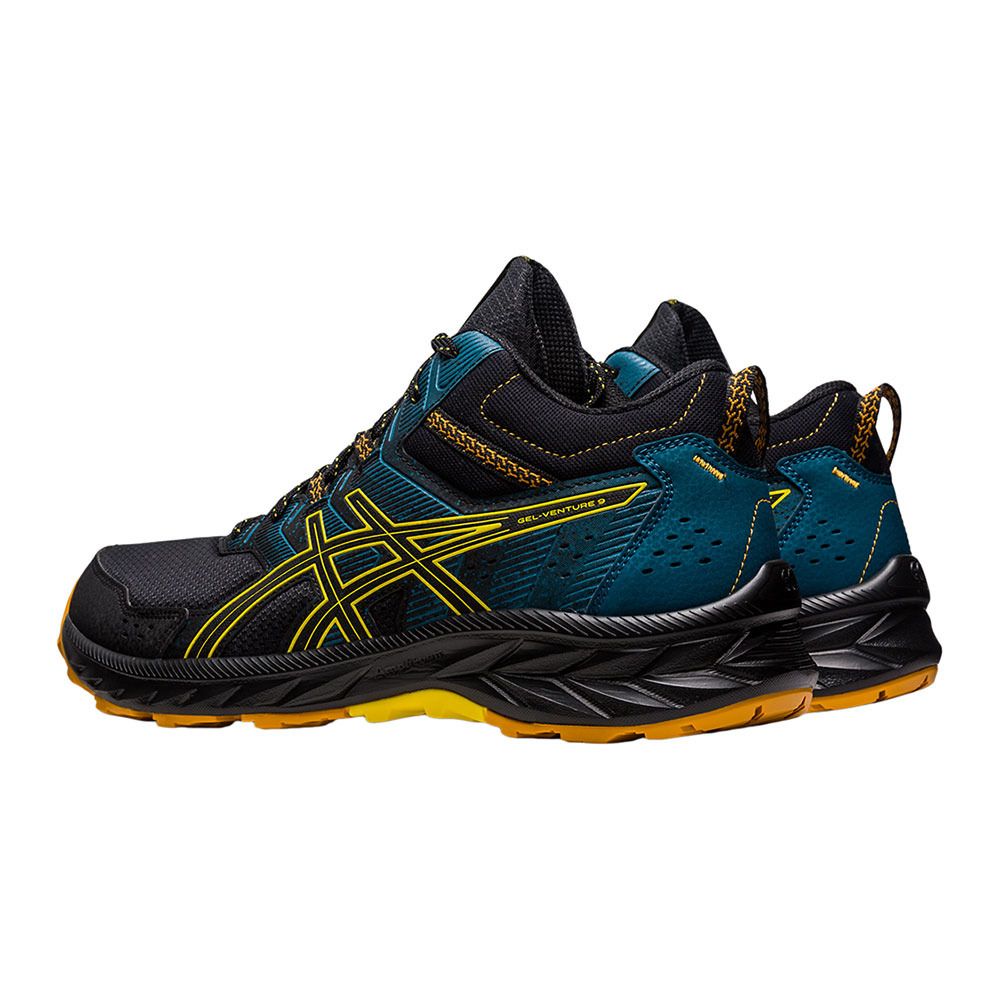 Asics GEL-VENTURE 9 MT - Chaussures trail Homme black/golden yellow