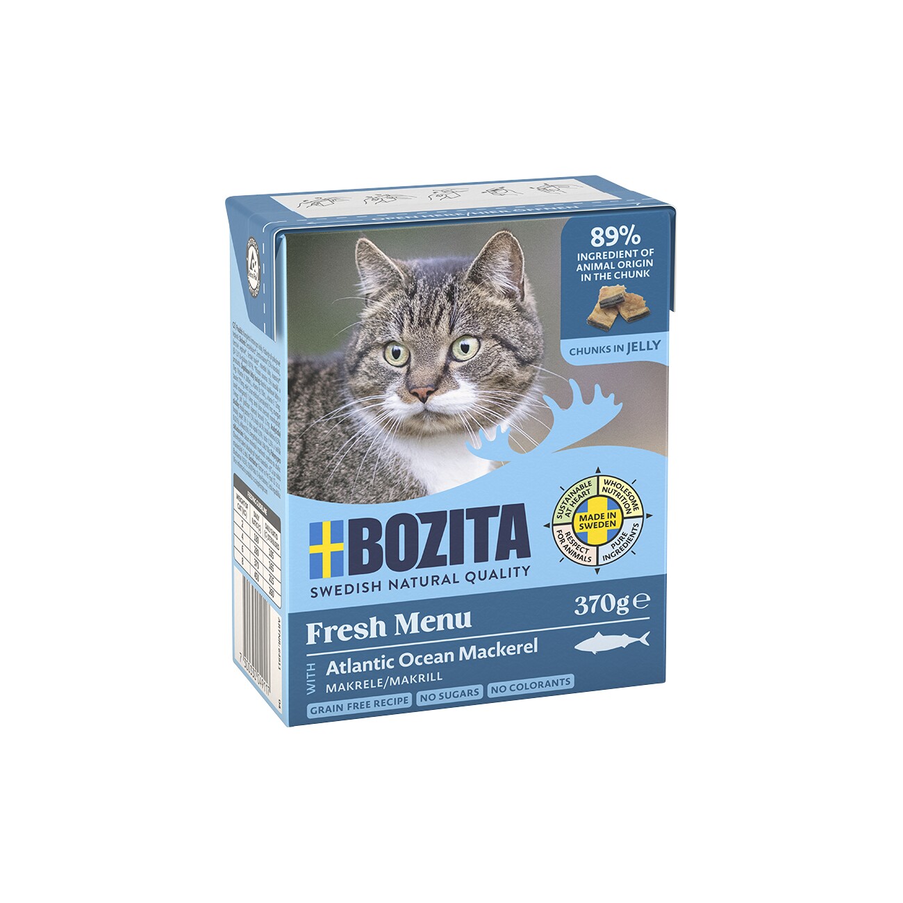 BOZITA Häppchen in Gelee 6x370g Makrele