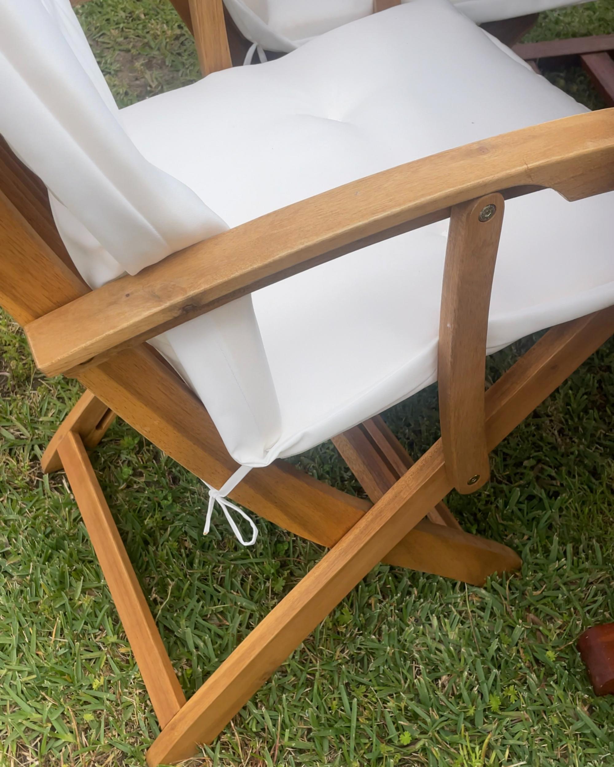 Set van 2 tuinstoelen MAUI II Acaciahout Lichtbruin
