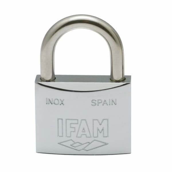 Hengelås med nøkkel IFAM INOX 60 60 mm