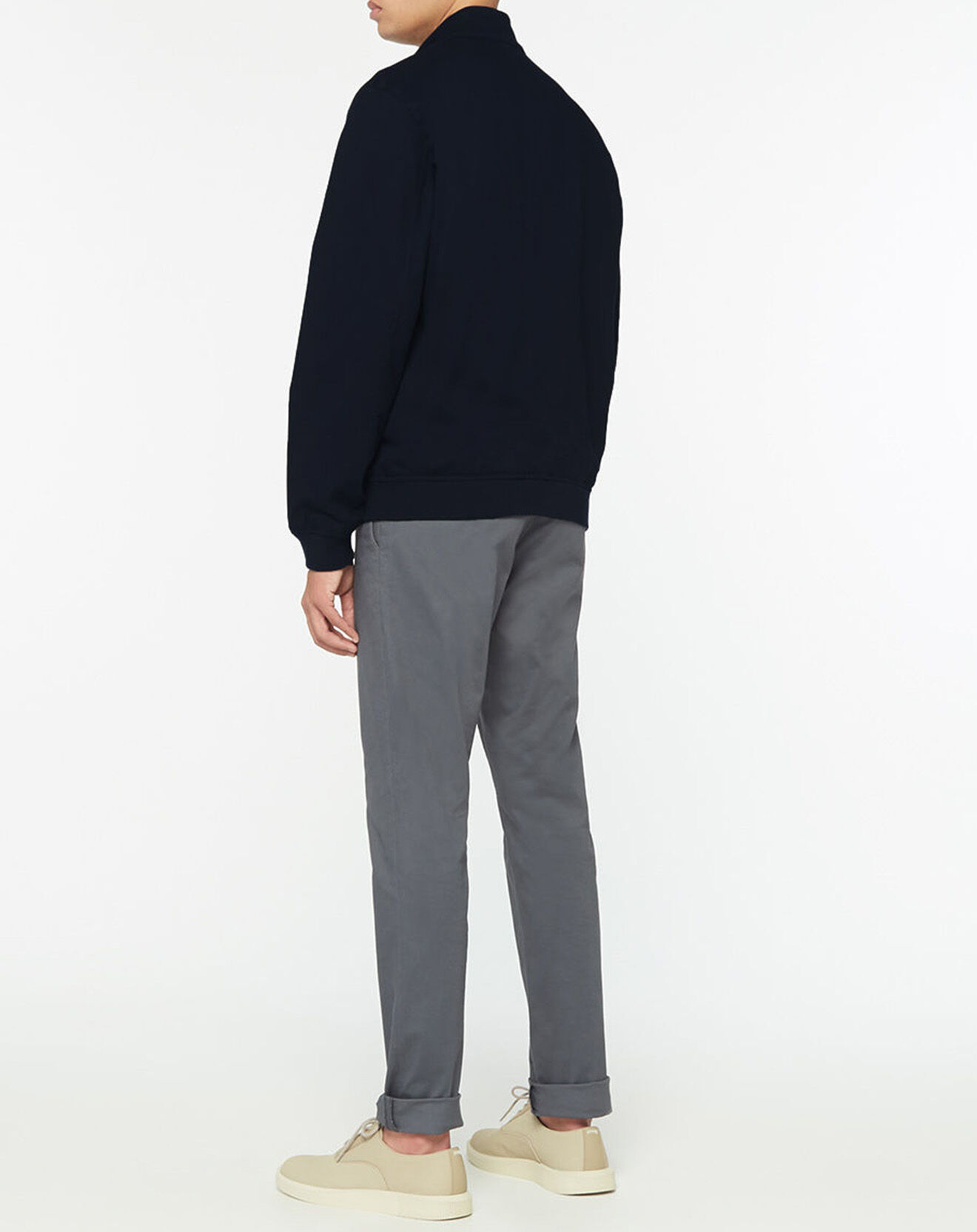 Galeries Lafayette Blouson Harrington Larton bleu marine