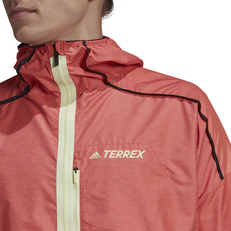 adidas Terrex Agravic Windweave Wind løbejakke Rød