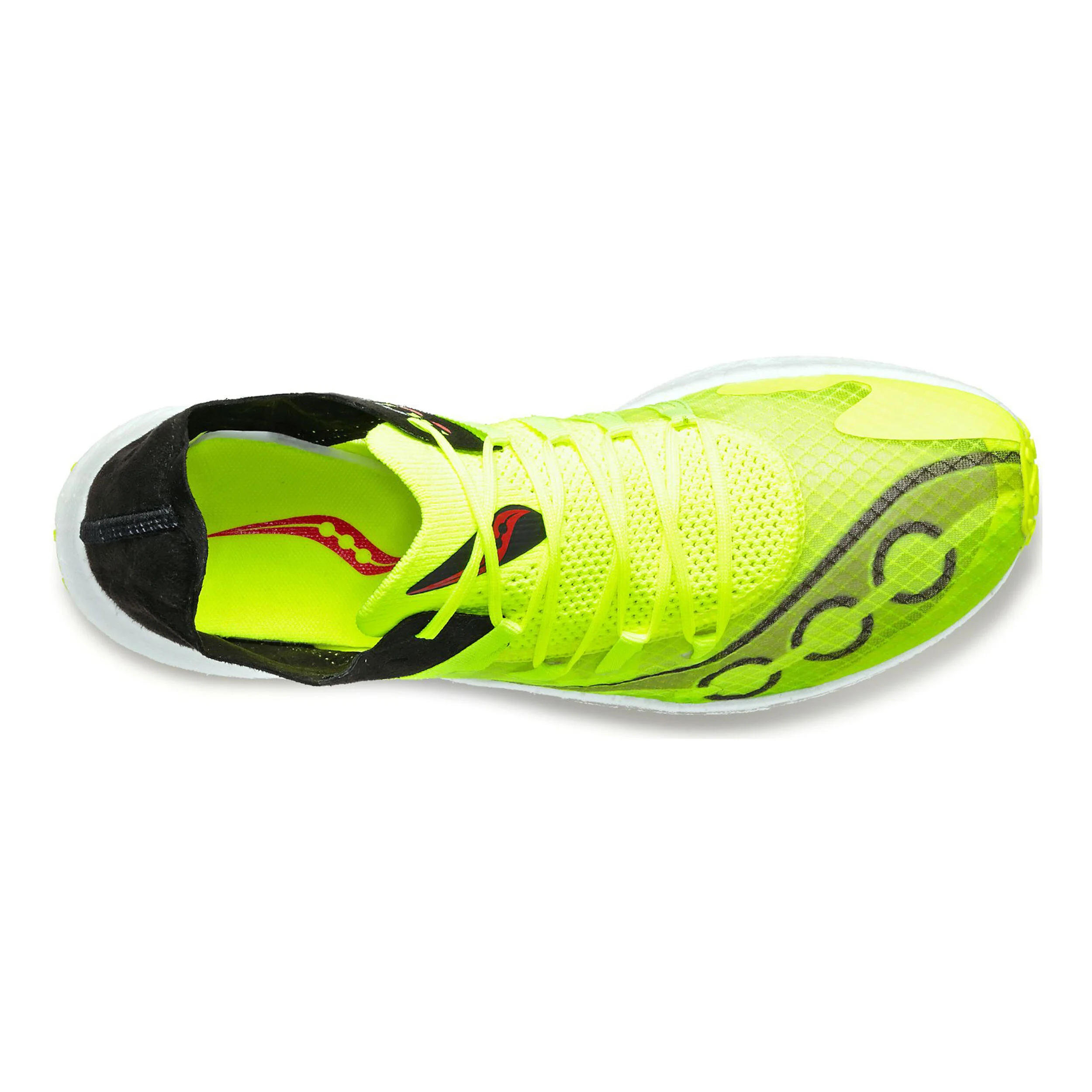 Saucony Sinister Chaussure De Compétition Hommes - Jaunes Fluo , Noir