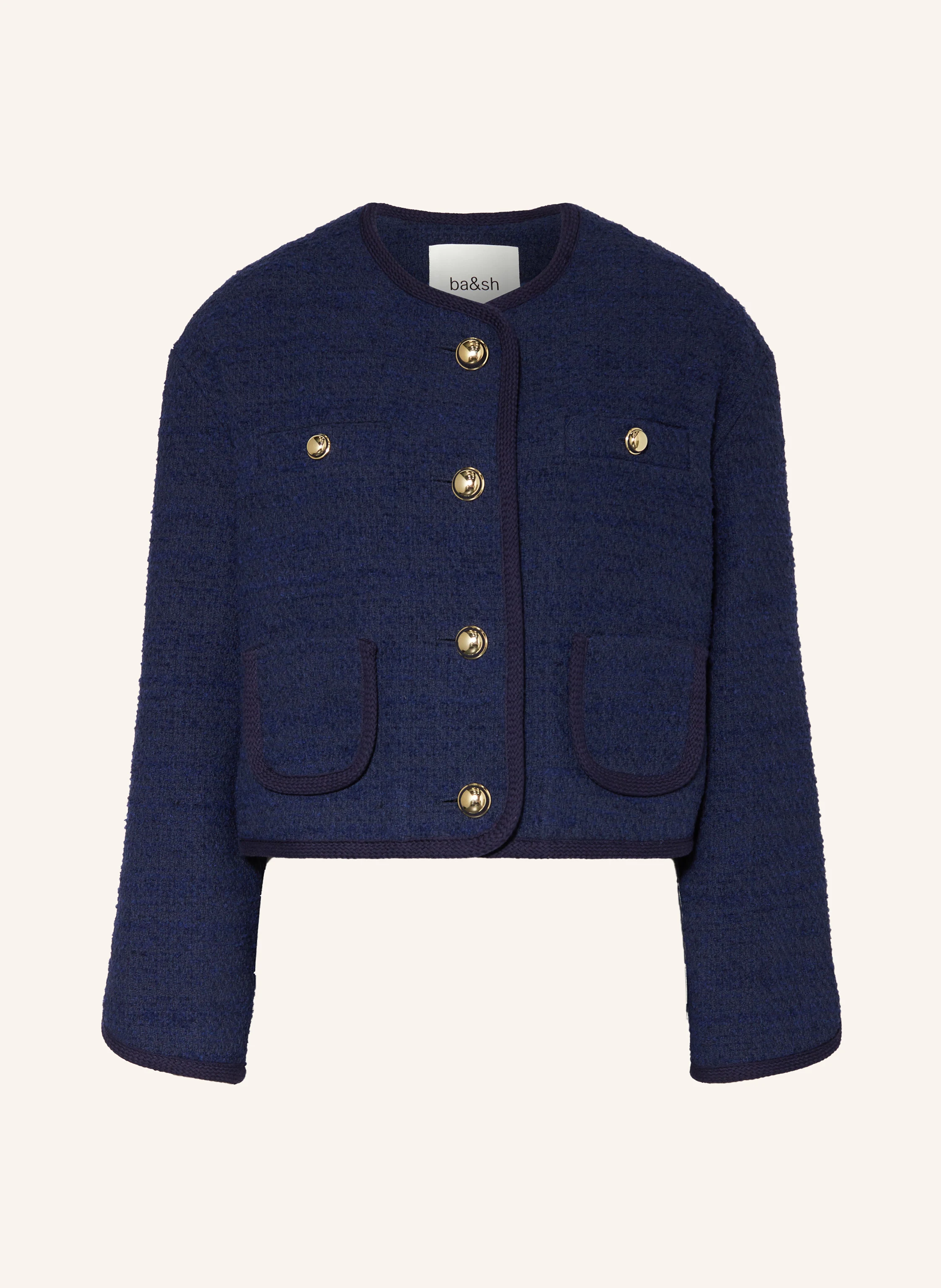 ba&sh Kastenjacke BRITTANY aus Tweed
