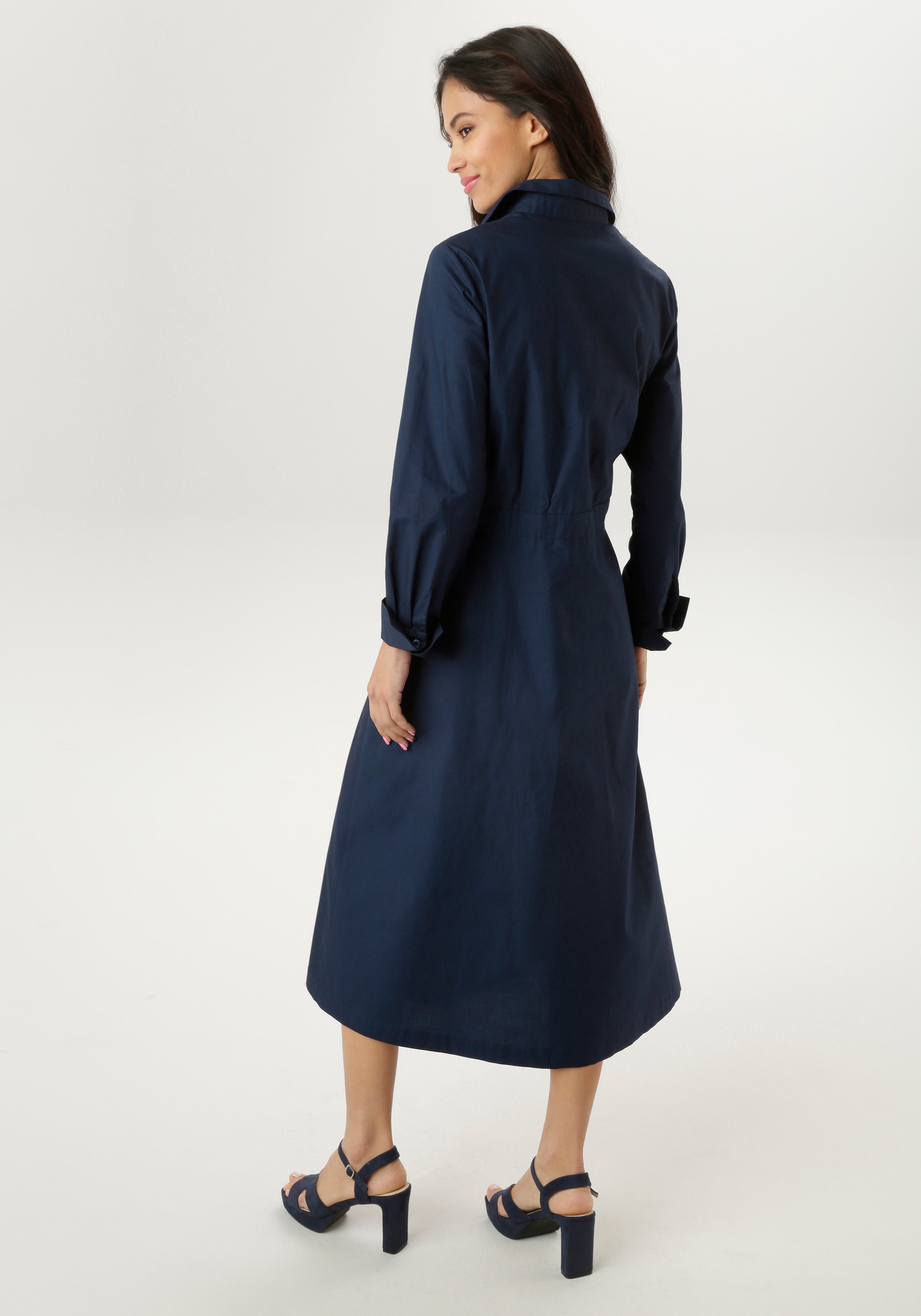 Aniston SELECTED Blusenkleid Eingrifftaschen im angesagten, klassischen Look - NEUE KOLLEKTION