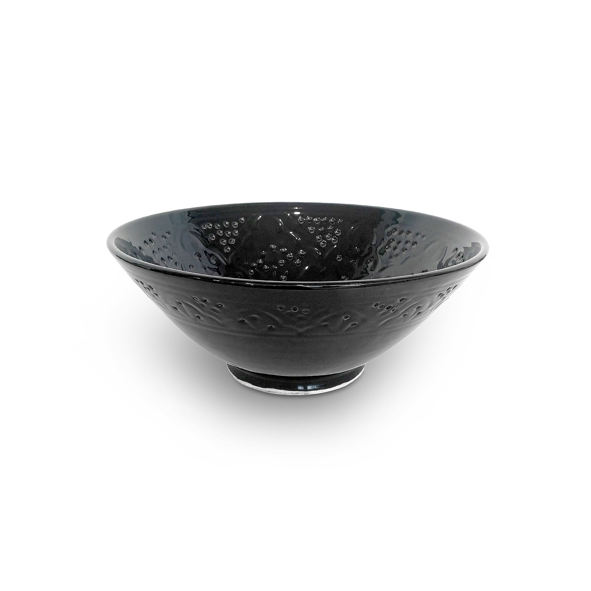 Zierschale schwarz, Ø 30 cm, H 12 cm von fischer's lagerhaus