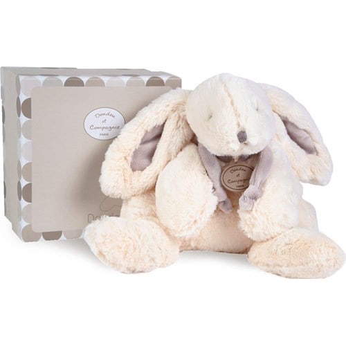 Lapin bonbon taupe 30 cm