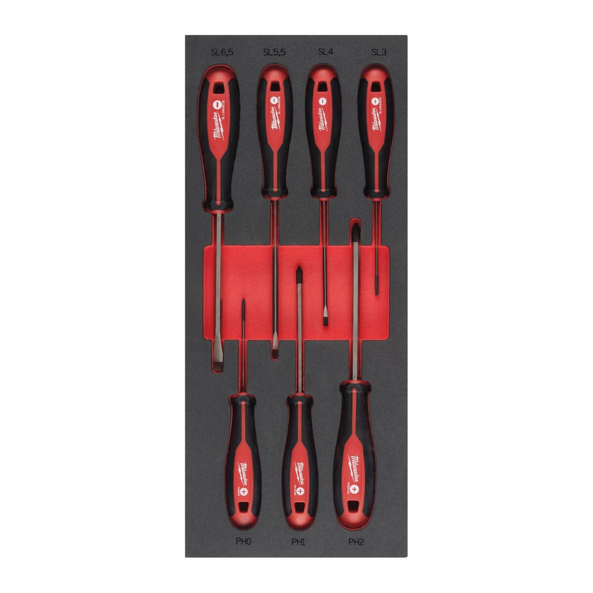 Milwaukee TOOLGUARD™ Gevulde stalen gereedschapswagen rood 69cm universeel 131-delig - 4932499182