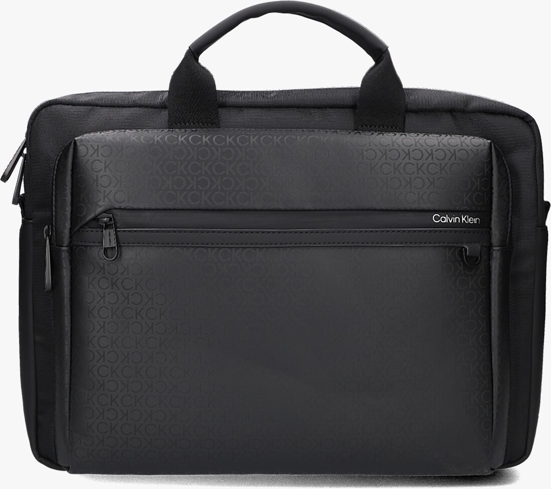 CALVIN KLEIN zwarte calvin klein laptoptas daily tech conv 2g laptop mono