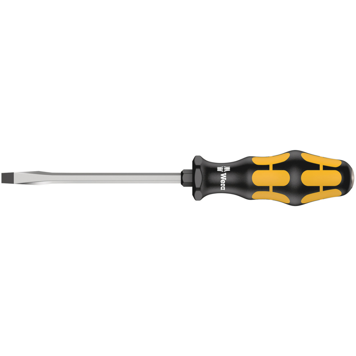 Wera 05018268001 Kraftform Plus Schroevendraaier met zeskantschacht en slagkop - Sleuf - 9 x 150mm