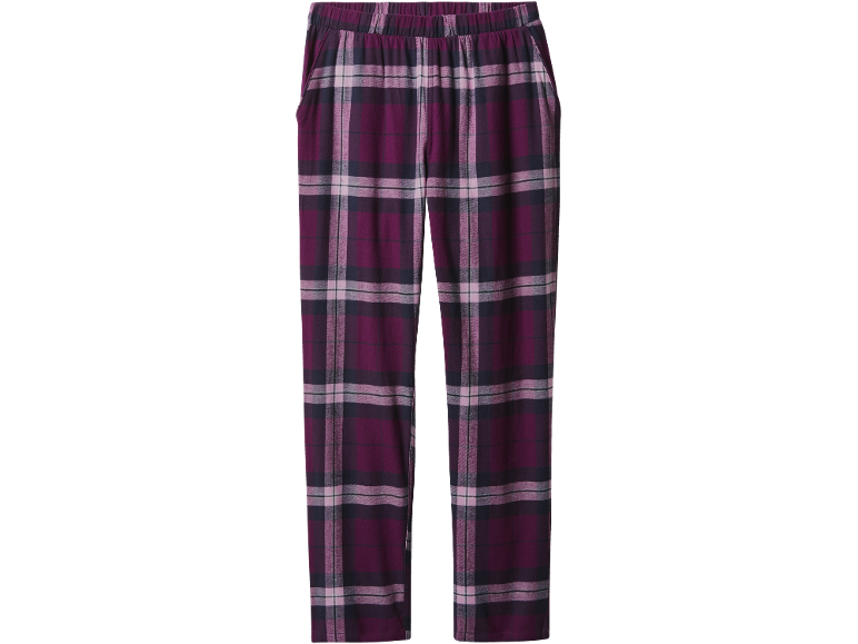Flanellen dames pyjamabroek