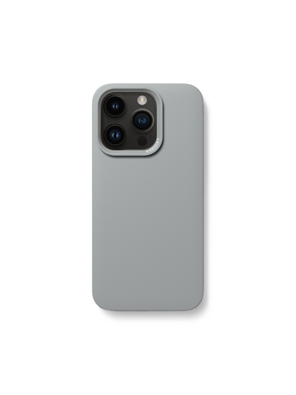 Thin mobilcover iPhone 14 Pro | Polykarbonat. | Silver Grey | NUDIENT