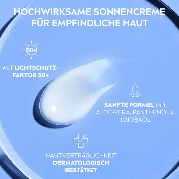 Sensitiv sofort Schutz Sonnenlotion LSF 50+