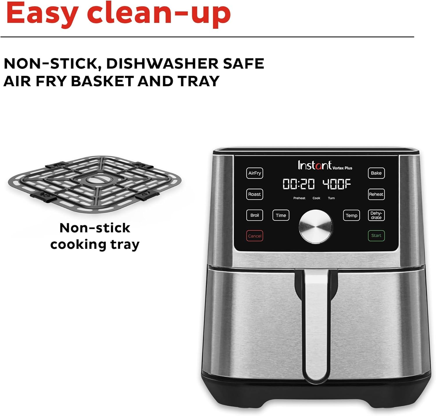 Instant Vortex Plus 10 quart Vortex Plus 6 quart N applicable.