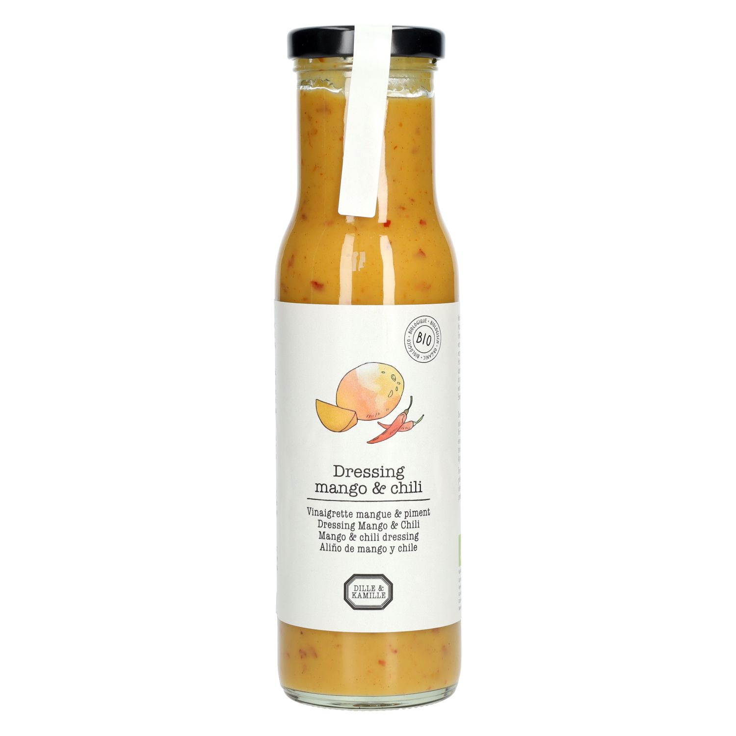 Dressing, biologisch, mango & chili, 250 ml