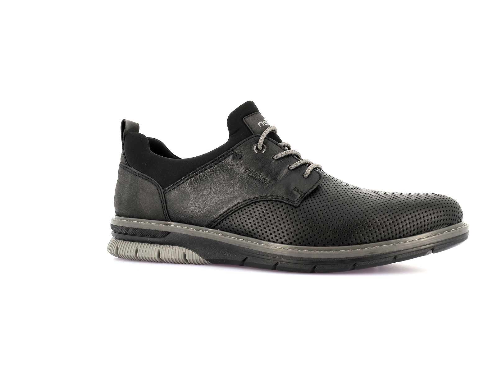 Rieker-14450 Cuir Noir