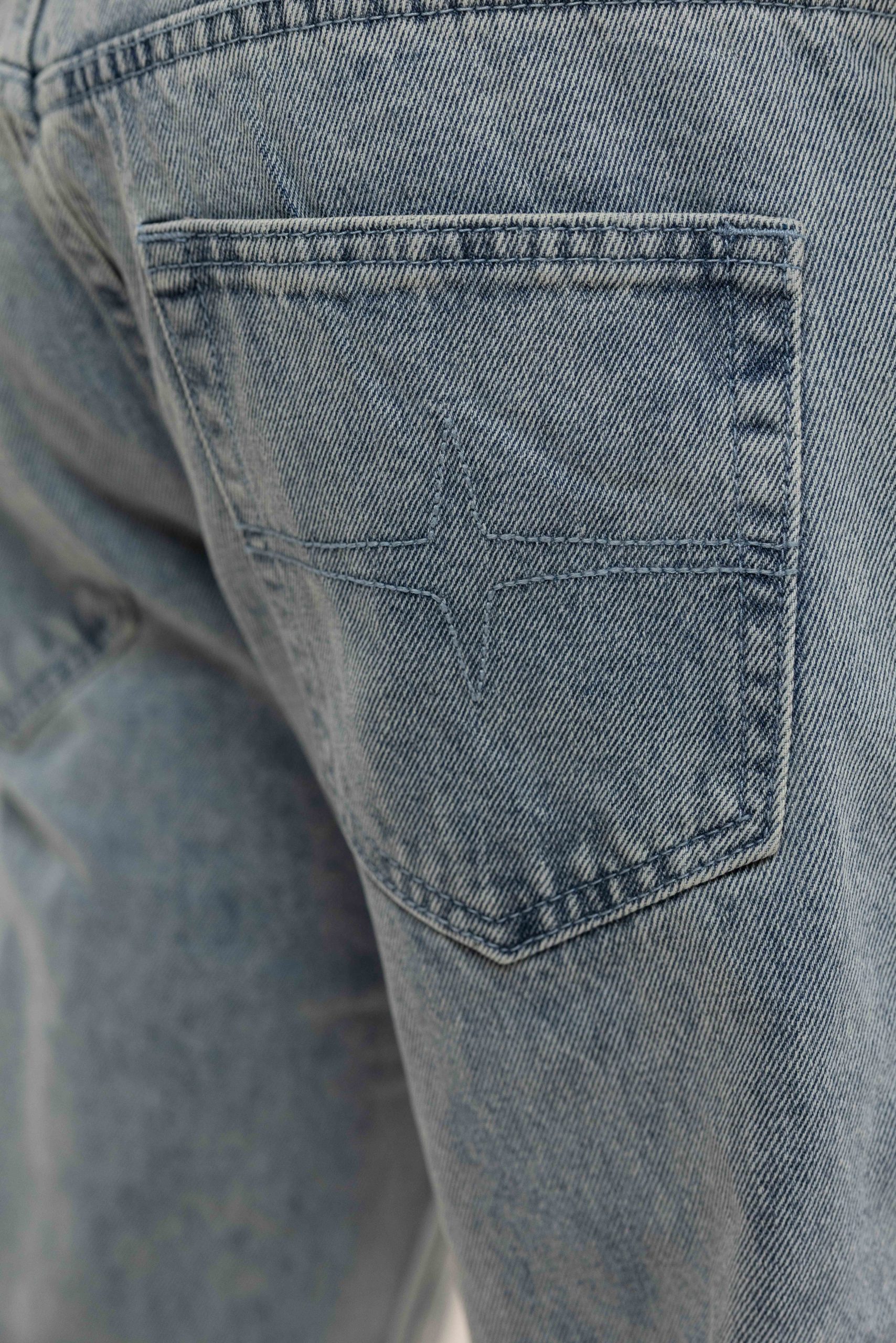 Project x Paris Loose Jeans Heren Lichtblauw