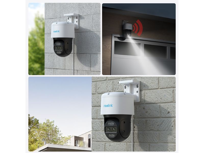 Reolink Netzwerkkamera TrackMix P760 4K Dual-Kamera mit Auto Zoom & Tracking