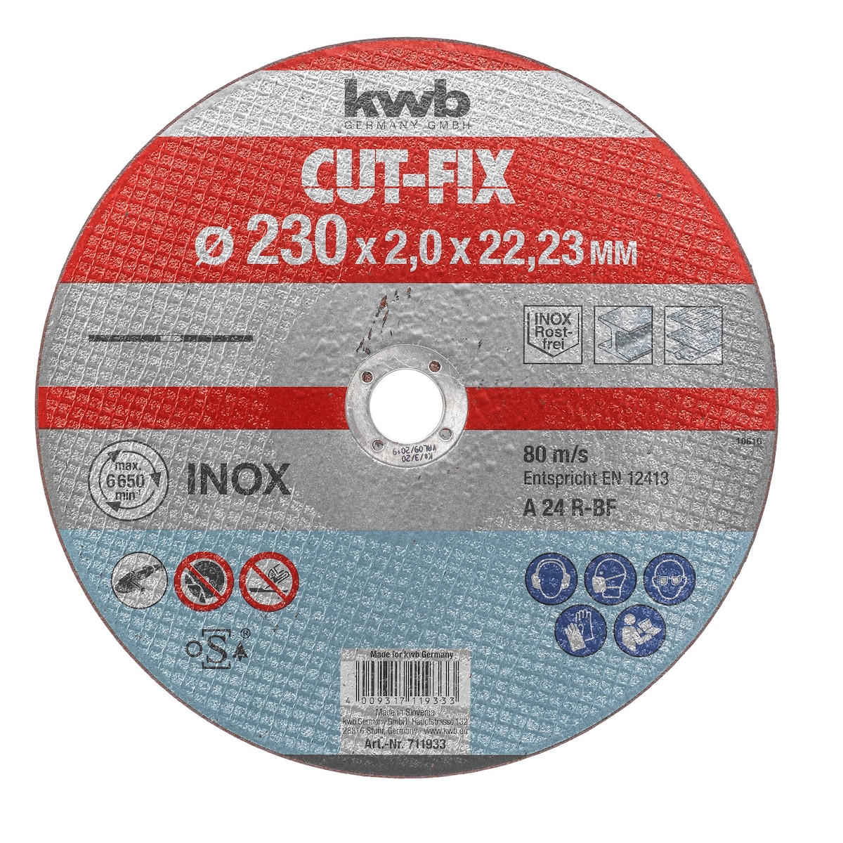 Kappeskive, Cut-Fix, Ø230×2,0 mm