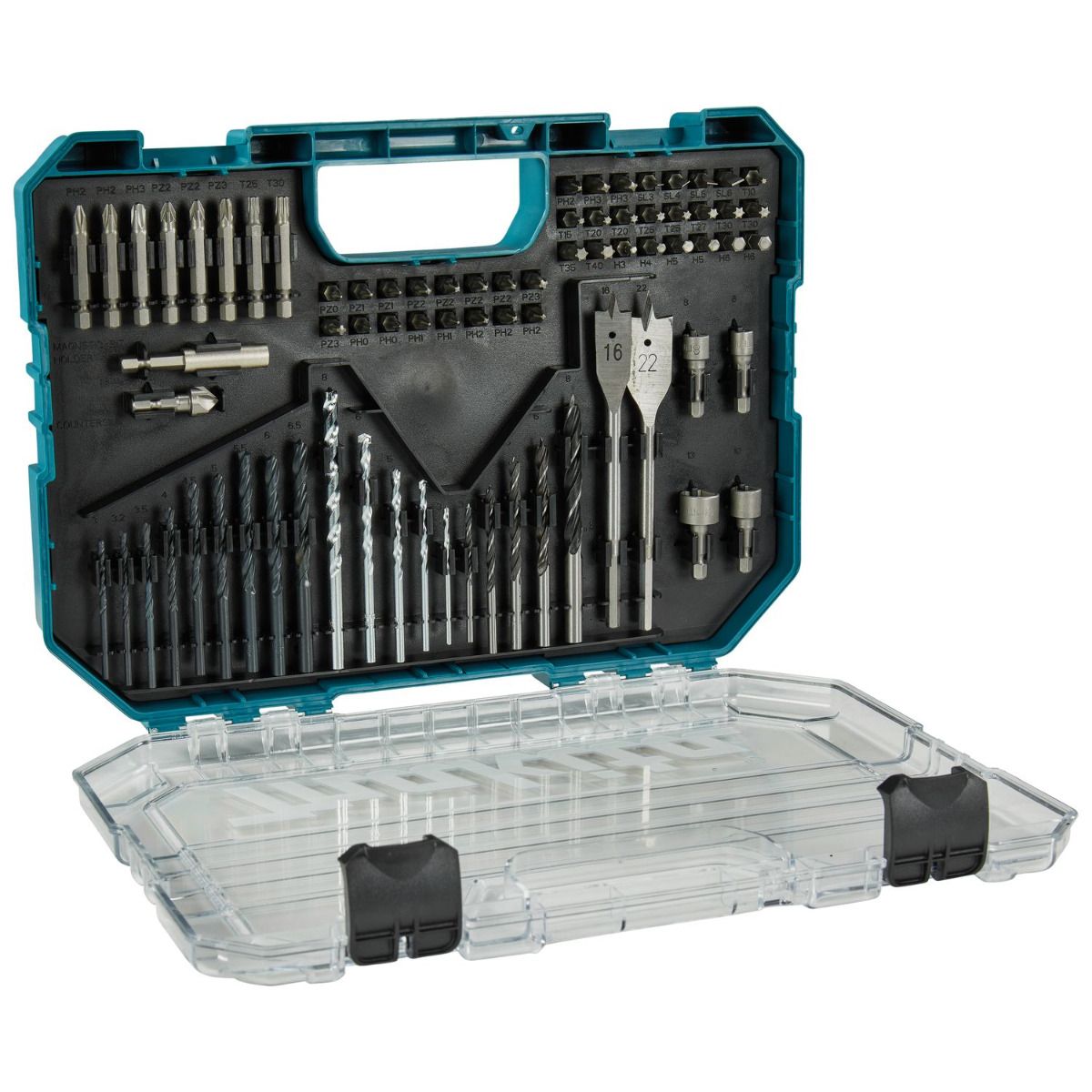 Makita E-15126 Boor- en schroefbitset 75-delig in koffer
