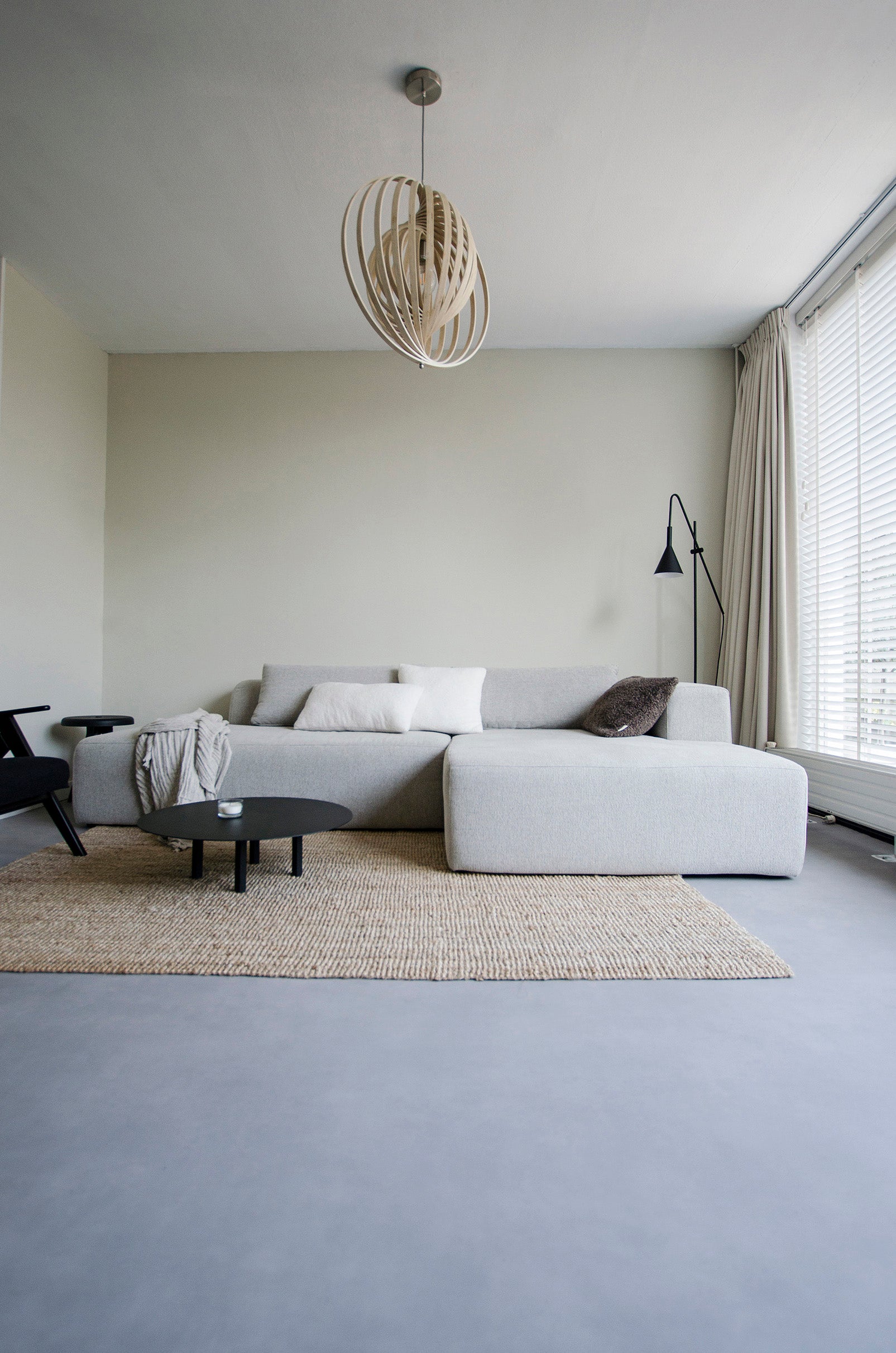 4X6 SOFA X6 modulaire hoekbank B rechts  beige melange - 288 cm