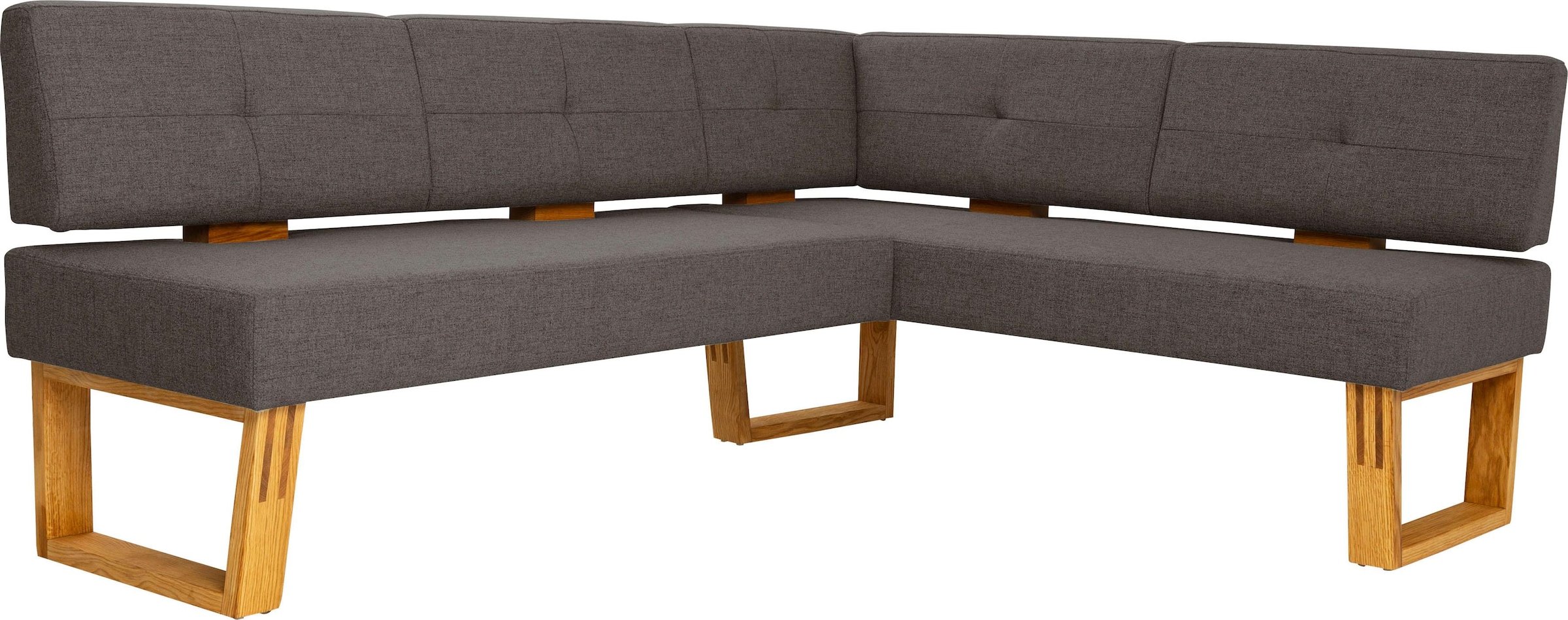 Home affaire Eckbankgruppe »Ponza Eckbank Küchenbank BESTSELLER« Set, 4 Stk. tlg. Sitzgruppe Esszimmer Stühle Tisch und Bank bequem gepolstert