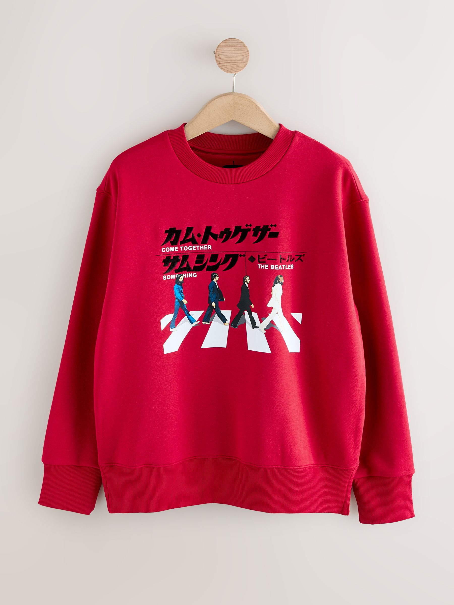 Kersrood - Official Beatles License Japanese Back Graphic Crewneck Sweatshirt