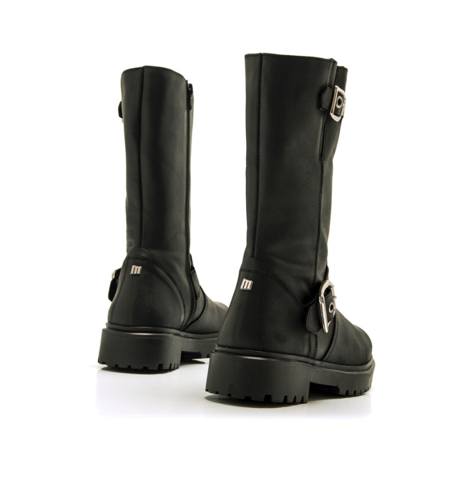 Botas Mustang Lilou de couro preto