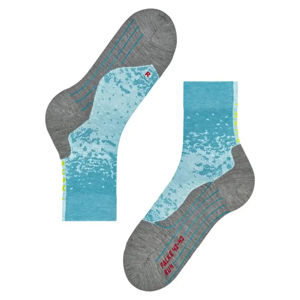 Falke RU4 Endurance Hardloopsokken Lichtblauw/Wit Heren