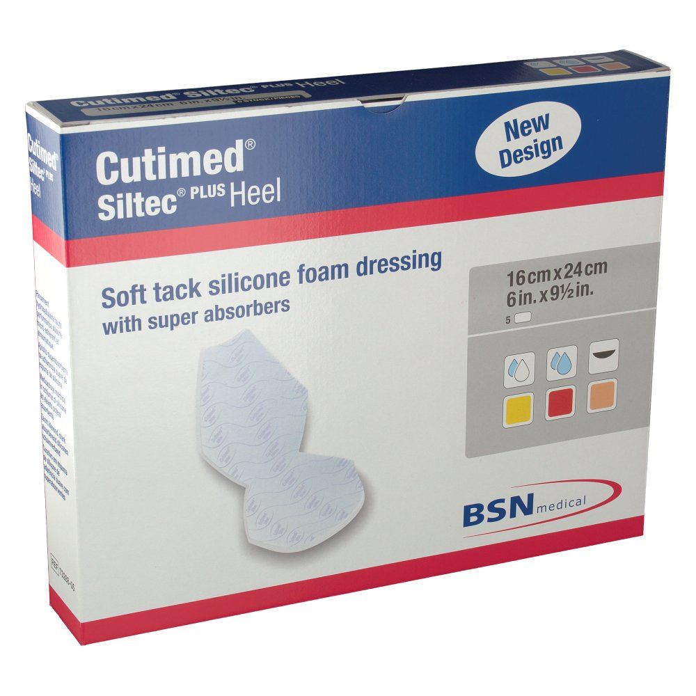 Cutimed® Siltec Heel 3D 16 cm x 24 cm