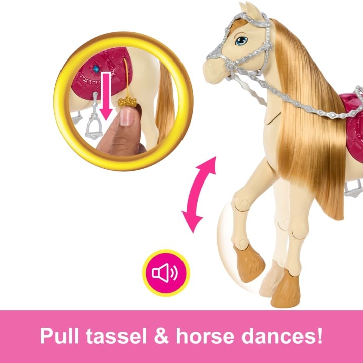 Barbie - Interaktiv Danse og show Hest Chase (HXJ42)