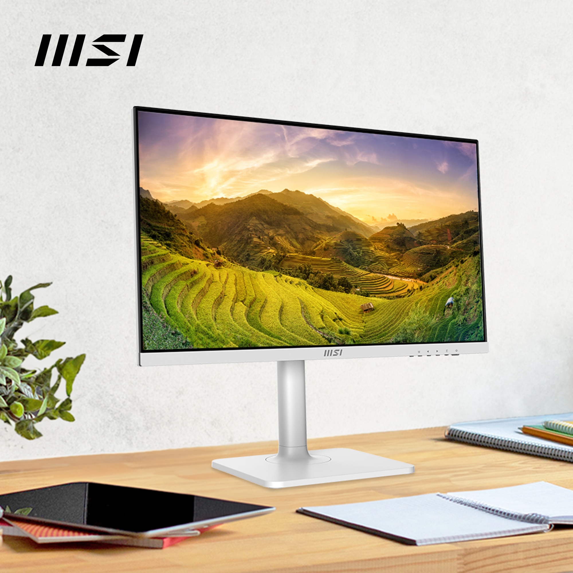 MSI LED-Monitor »Modern MD2412P« 60 cm/24 ″  1920 x 1080 px Full HD 1 Reaktionszeit 100 Hz höhenverstellbar, 3 Jahre Herstellergarantie, USB-C
