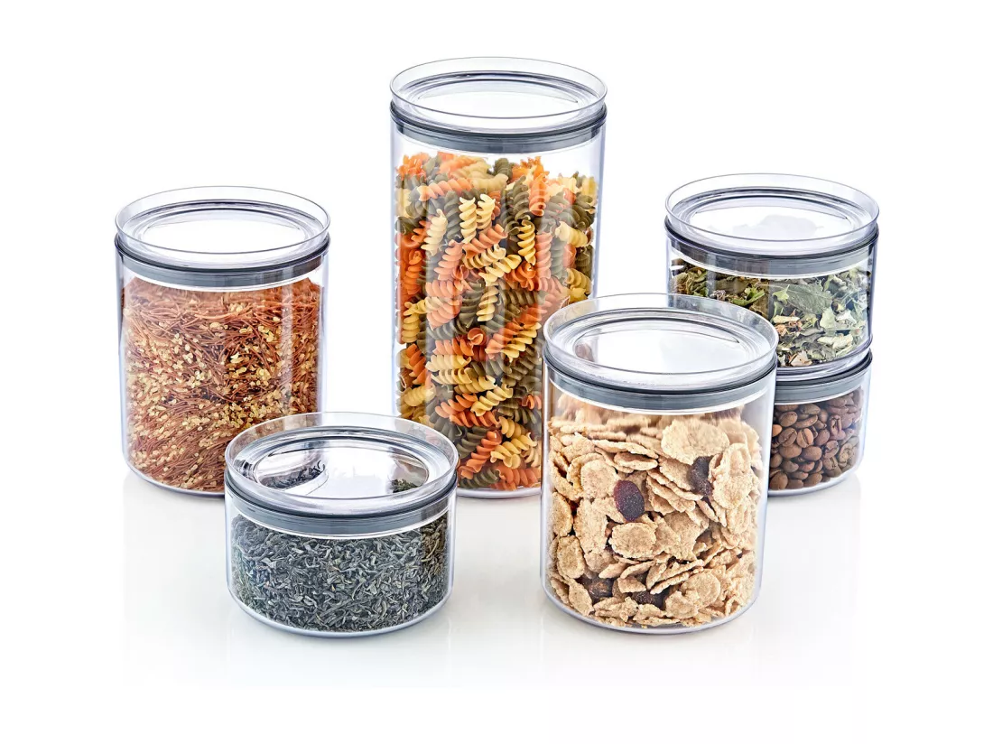 Pack 3 Grands Contenants Alimentaires Ronds Hermétique Ø10,5x19cm 7house