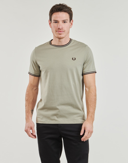 Fred Perry - TWIN TIPPED T-SHIRT - Gris