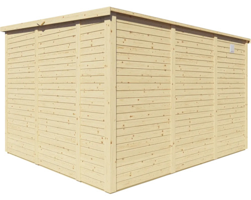 Konsta Baltrum 2 tuinhuis met vloer, 337 x 306 cm, naturel