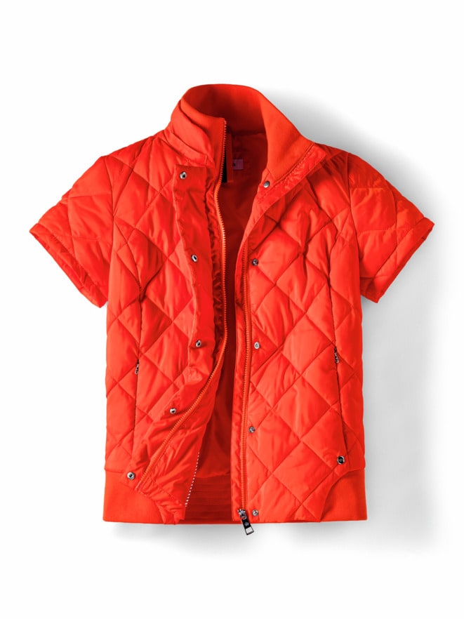 Steppweste Hoodie