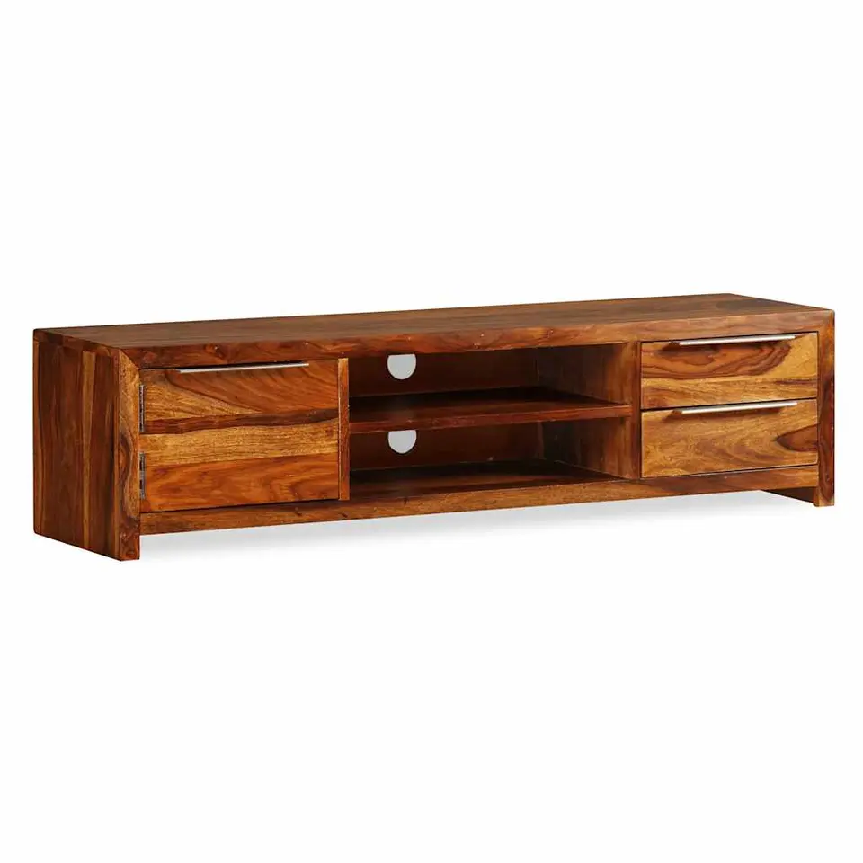 vidaXL - Tv-meubel - Bruin - Hout