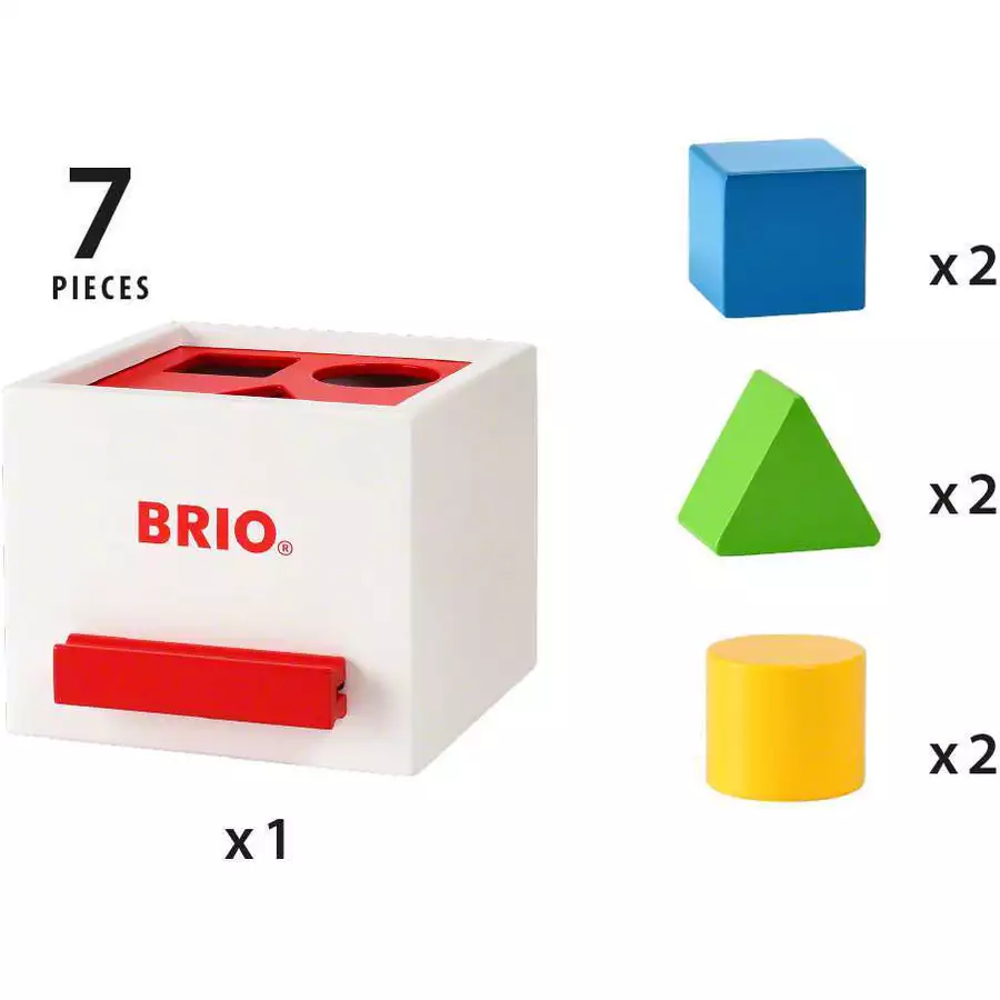 Brio Sortierbox weiß bunt