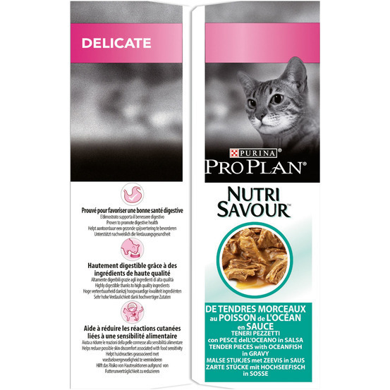 Boîte Pplan Delicate: poisson de l'océan, 10x85 g