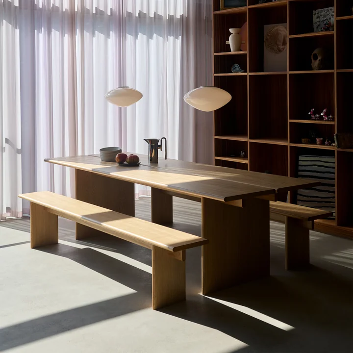&Tradition - Ita OS6 Bank, 230 cm, Eiche dunkel gebeizt