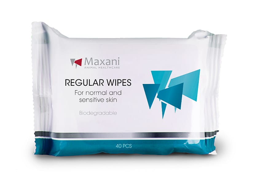 Maxani Regular Wipes Hond Kat 40 stuks | 12739
