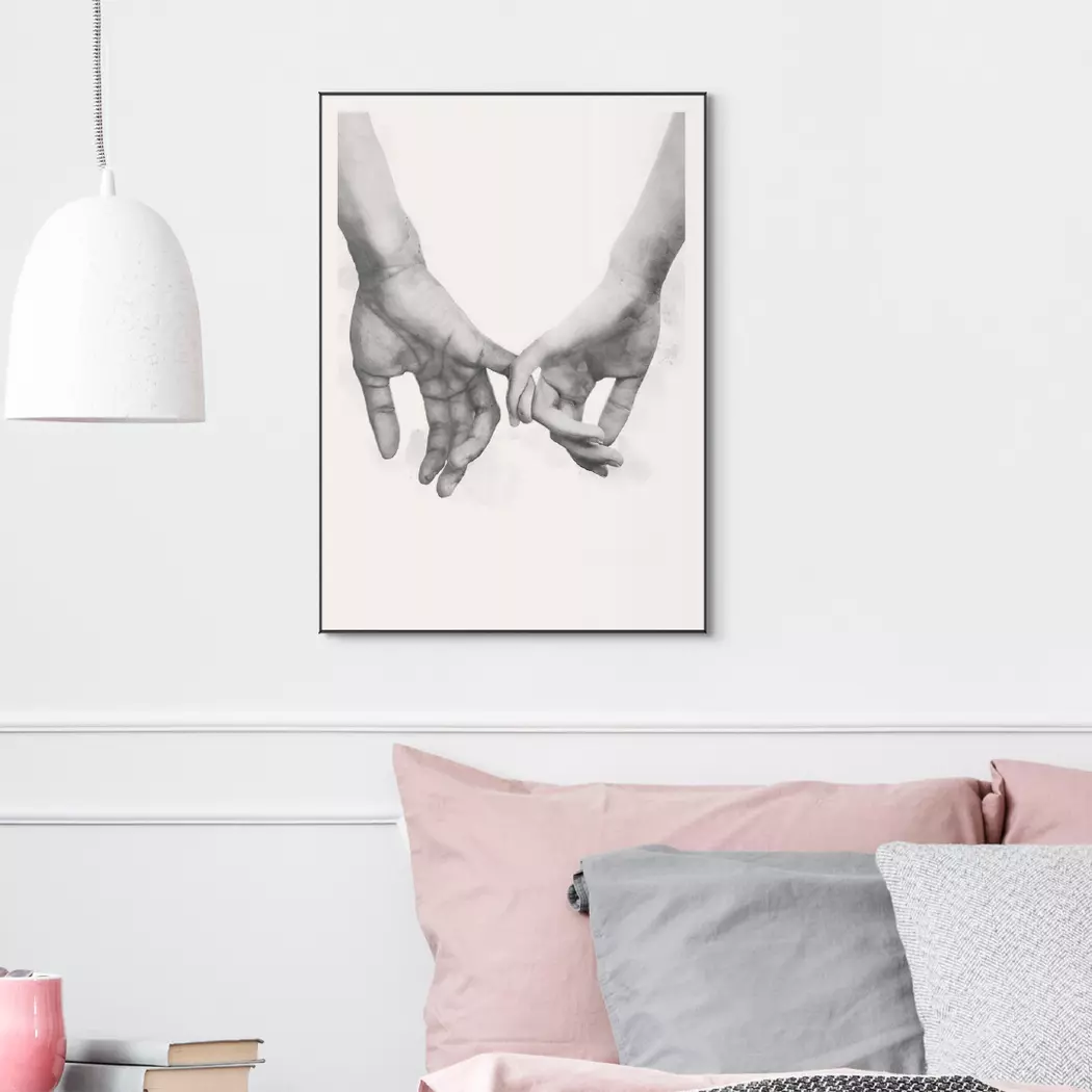 Wandbild 50 x 70 cm Pinkies