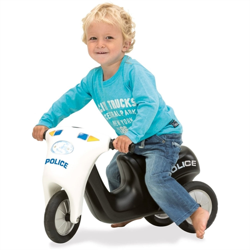 Scooter Politi - Gummihjul - Dantoy → Luksusbaby.dk