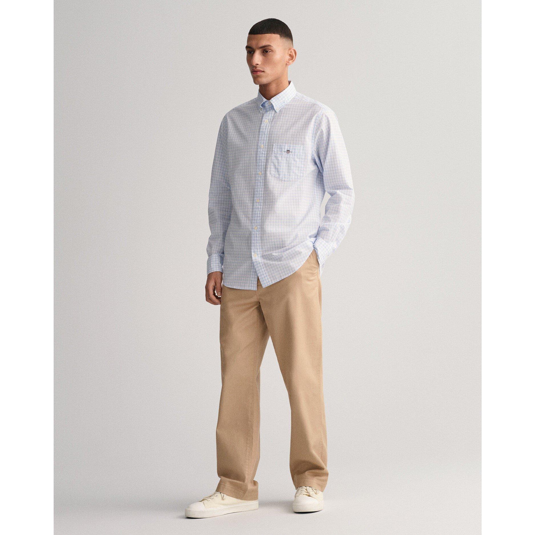 Gant Regular Fit Gingham Poplin Shirt