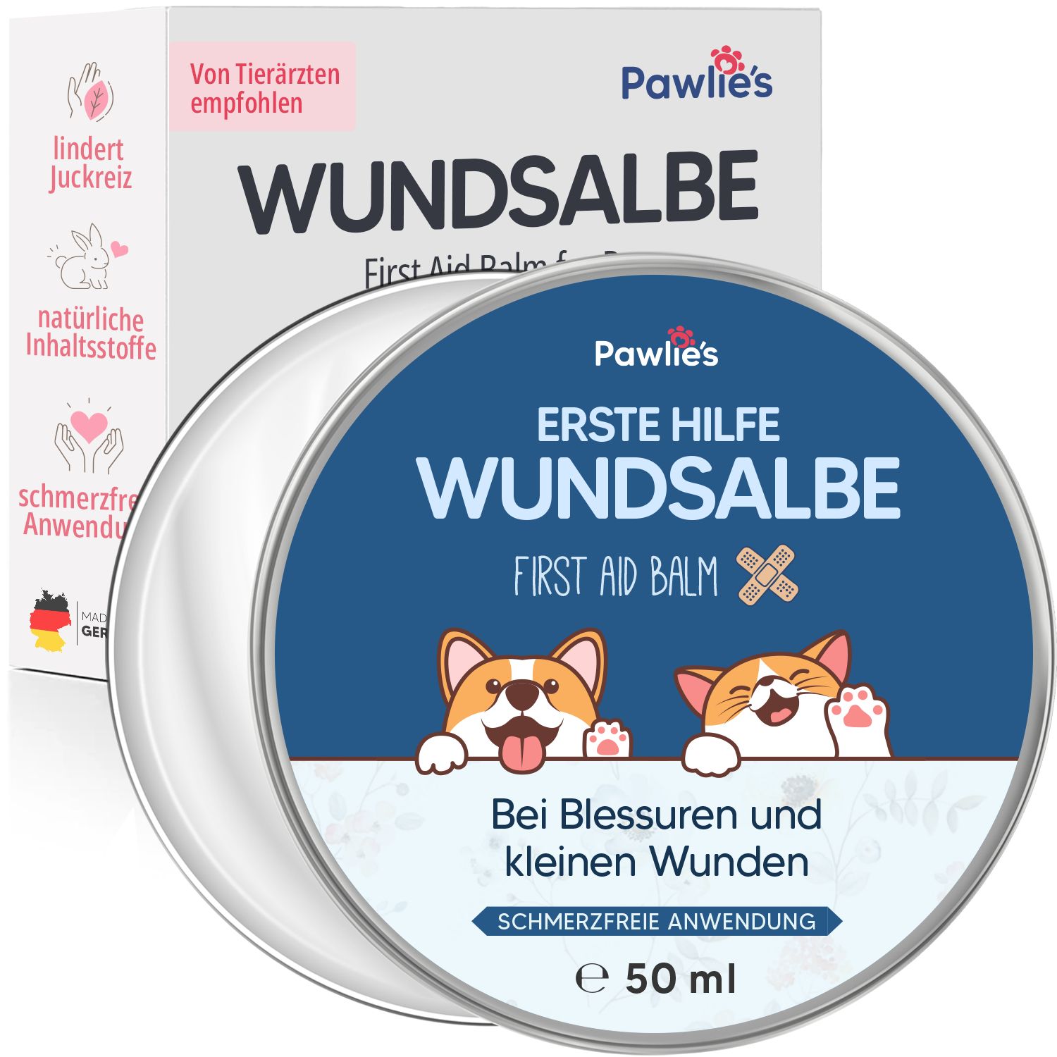 Pawlies Wundsalbe für Hunde & Katzen