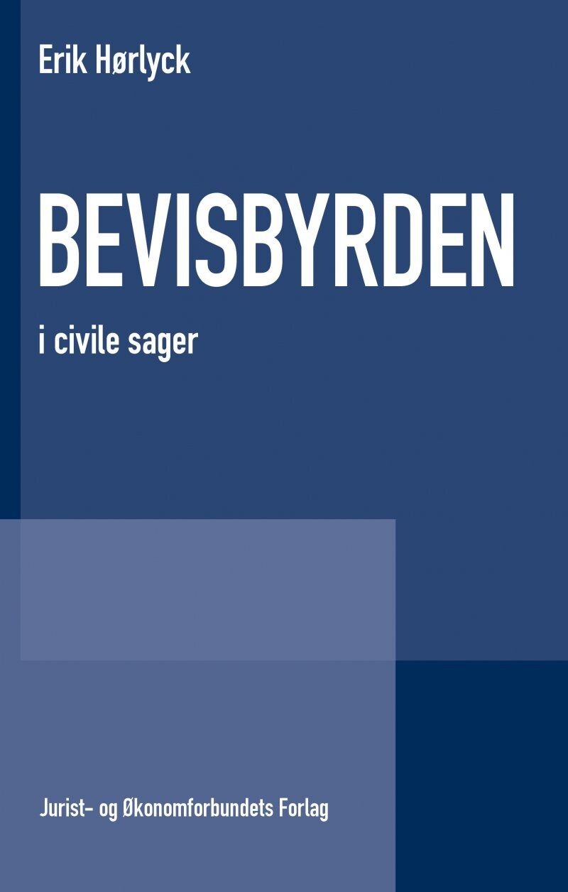 Bevisbyrden - Erik Hørlyck - Bog