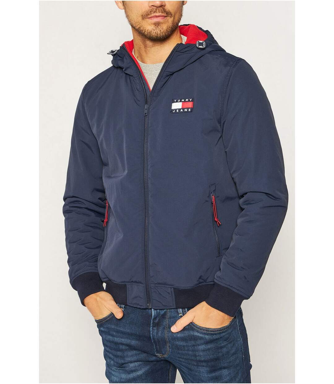 Veste zippée à capuche   -  Tommy Jeans - Homme
