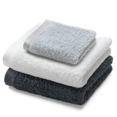 Handtuch Baumwollfrottier, Anthrazit, Handtuch