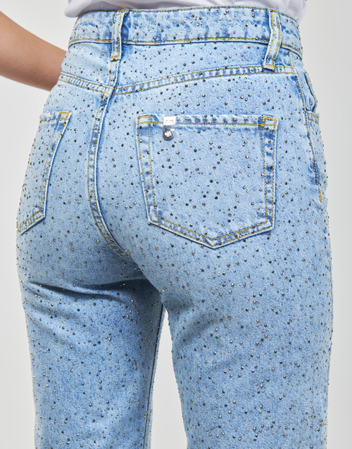 Liu Jo - PANT STRAIGHT FIT - Bleu