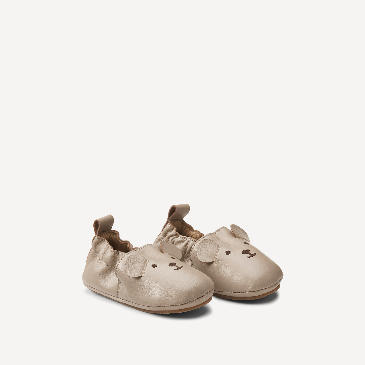 COLEÇÕES LA REDOUTE<br>Pantufas de couro macio